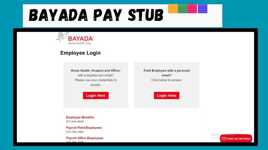 Bayada Pay Stub Login